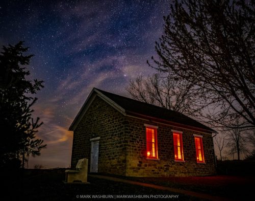 old-stone-church-night